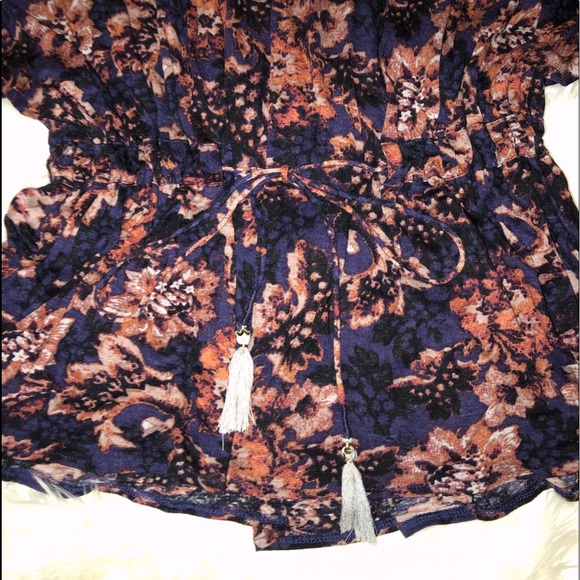 Free people tie waist top - Picture 2 of 4